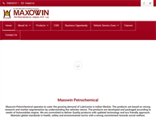 Tablet Screenshot of maxowinpetrochem.com
